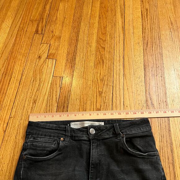 Barbell Jeans Mens 30 Weightlifting Skinny Stretch Black Measures 31x32 - Picture 7 of 10